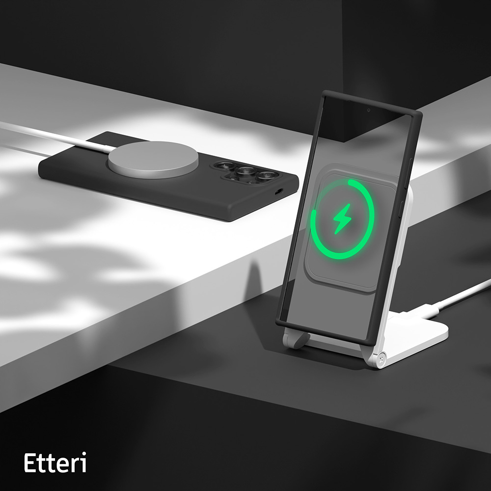 Nak�adka Etteri Silicone Case czarny Samsung Galaxy S25 Ultra / 8