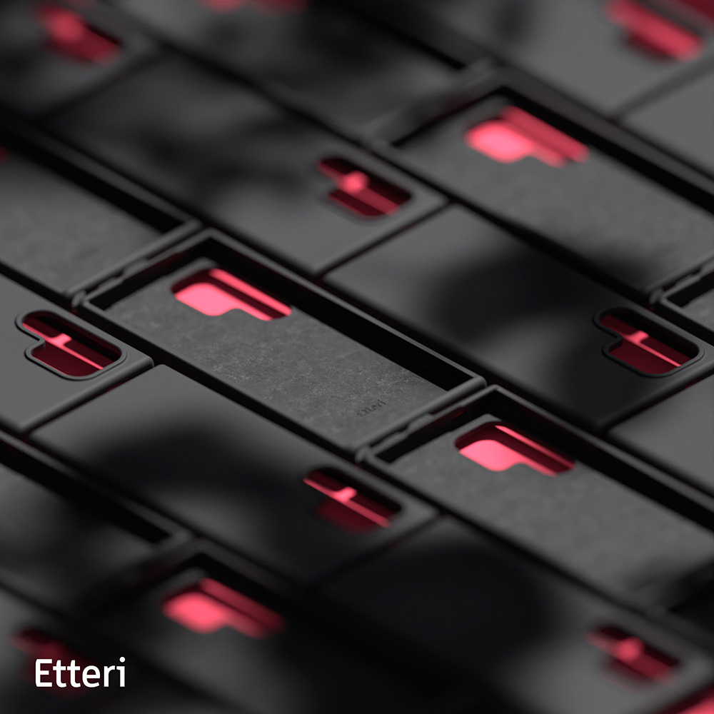 Nak�adka Etteri Silicone Case czarny Samsung Galaxy S25 Ultra / 9