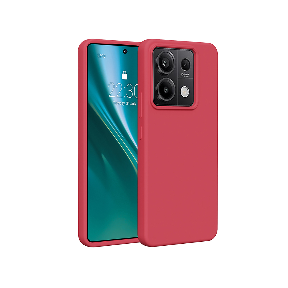 Nak�adka Etteri Silicone Case malinowa Xiaomi Redmi Note 13 Pro 5G