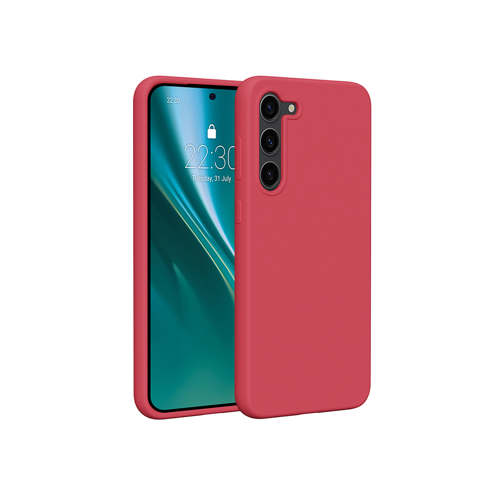 Nak�adka Etteri Silicone Case malinowa Samsung Galaxy S23 Plus