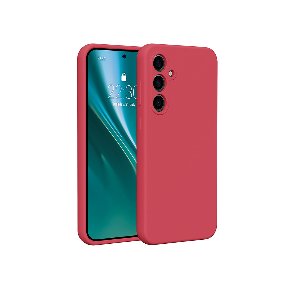 Nak�adka Etteri Silicone Case malinowa Samsung Galaxy S23 FE