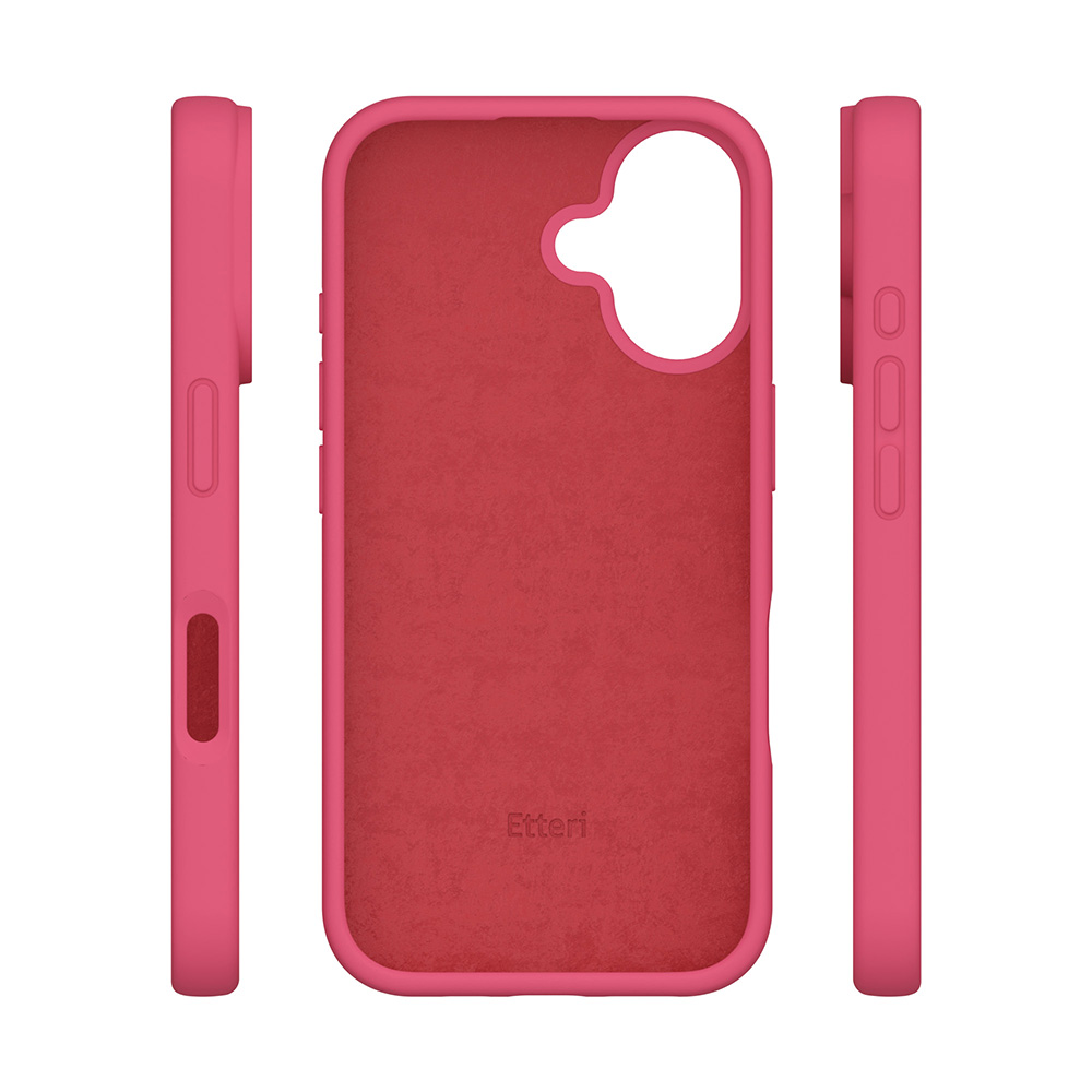 Nak�adka Etteri Silicone Case malinowa Apple iPhone 16 / 2
