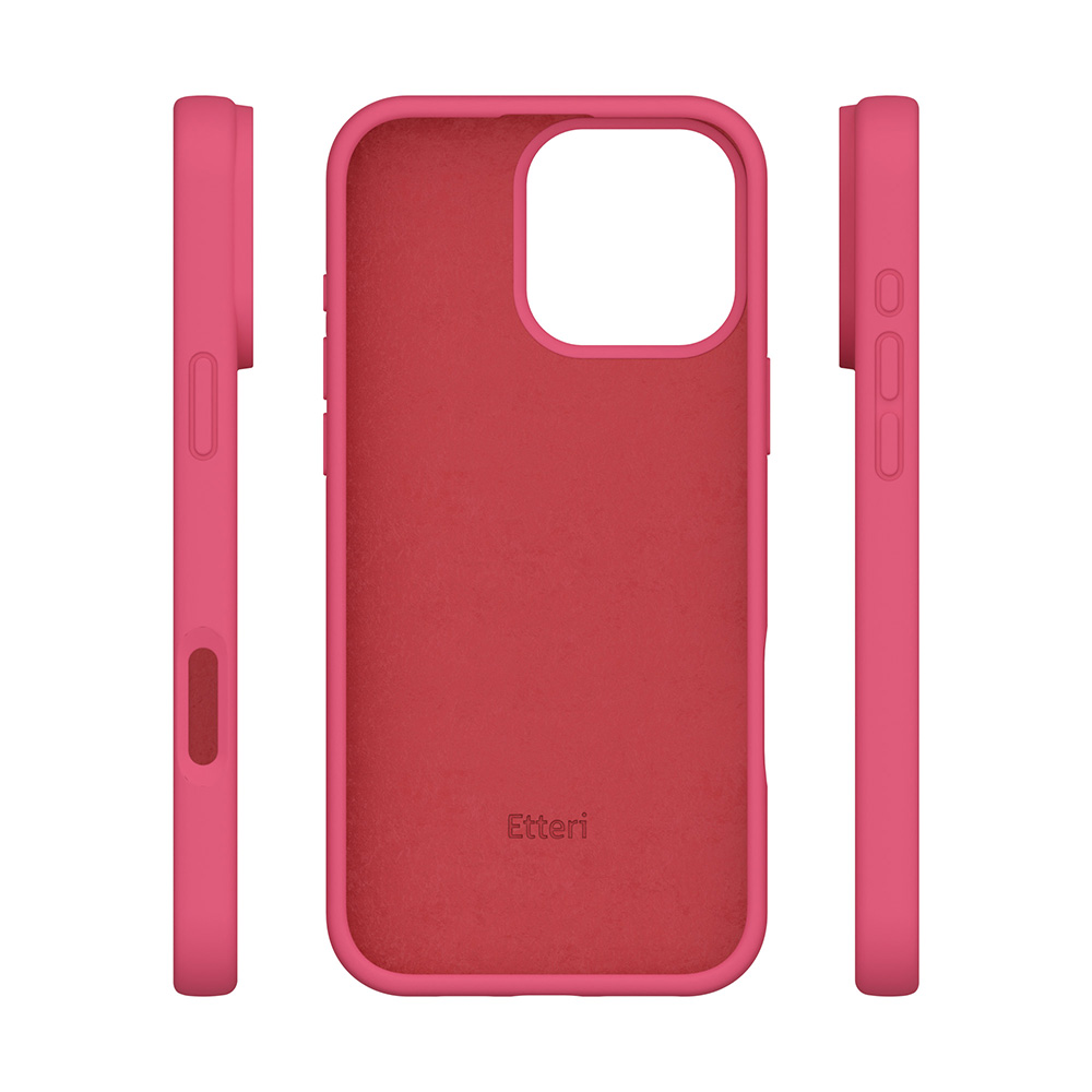 Nak�adka Etteri Silicone Case malinowa Apple iPhone 16 Pro Max / 6