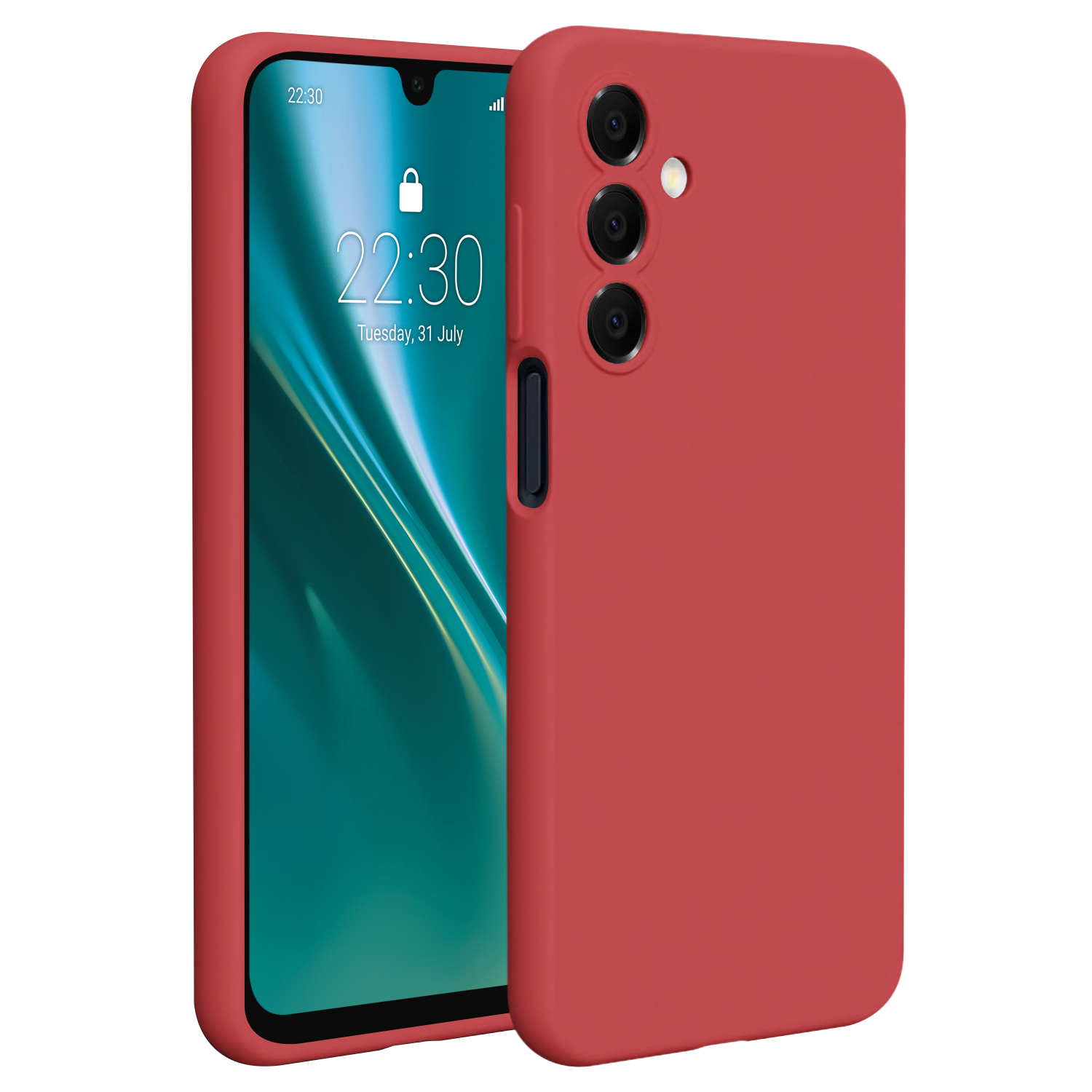 Nak�adka Etteri Silicone Case malinowa Samsung A16