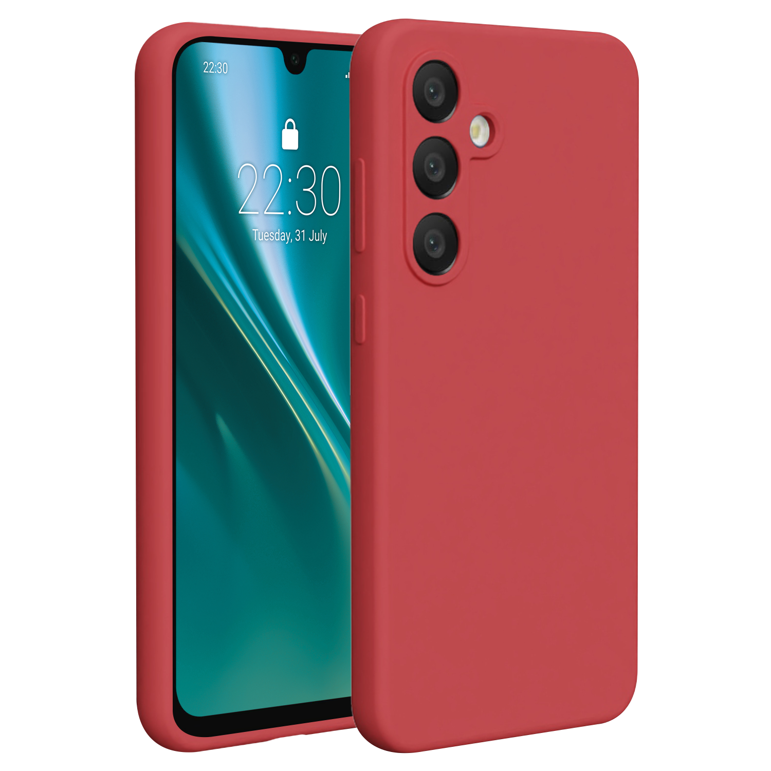 Nak�adka Etteri Silicone Case malinowa Samsung Galaxy A56 5G