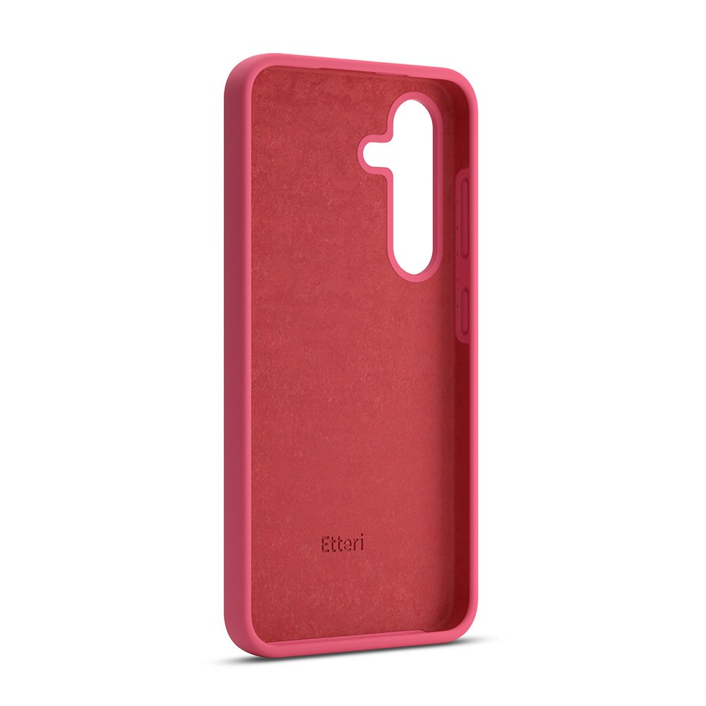 Nak�adka Etteri Silicone Case malinowa Samsung Galaxy S25 / 2