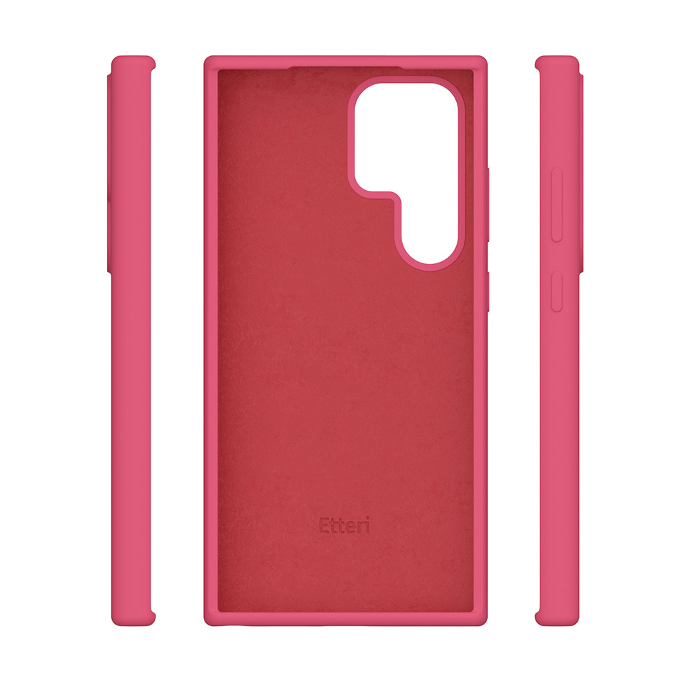 Nak�adka Etteri Silicone Case malinowa Samsung Galaxy S25 Ultra / 6
