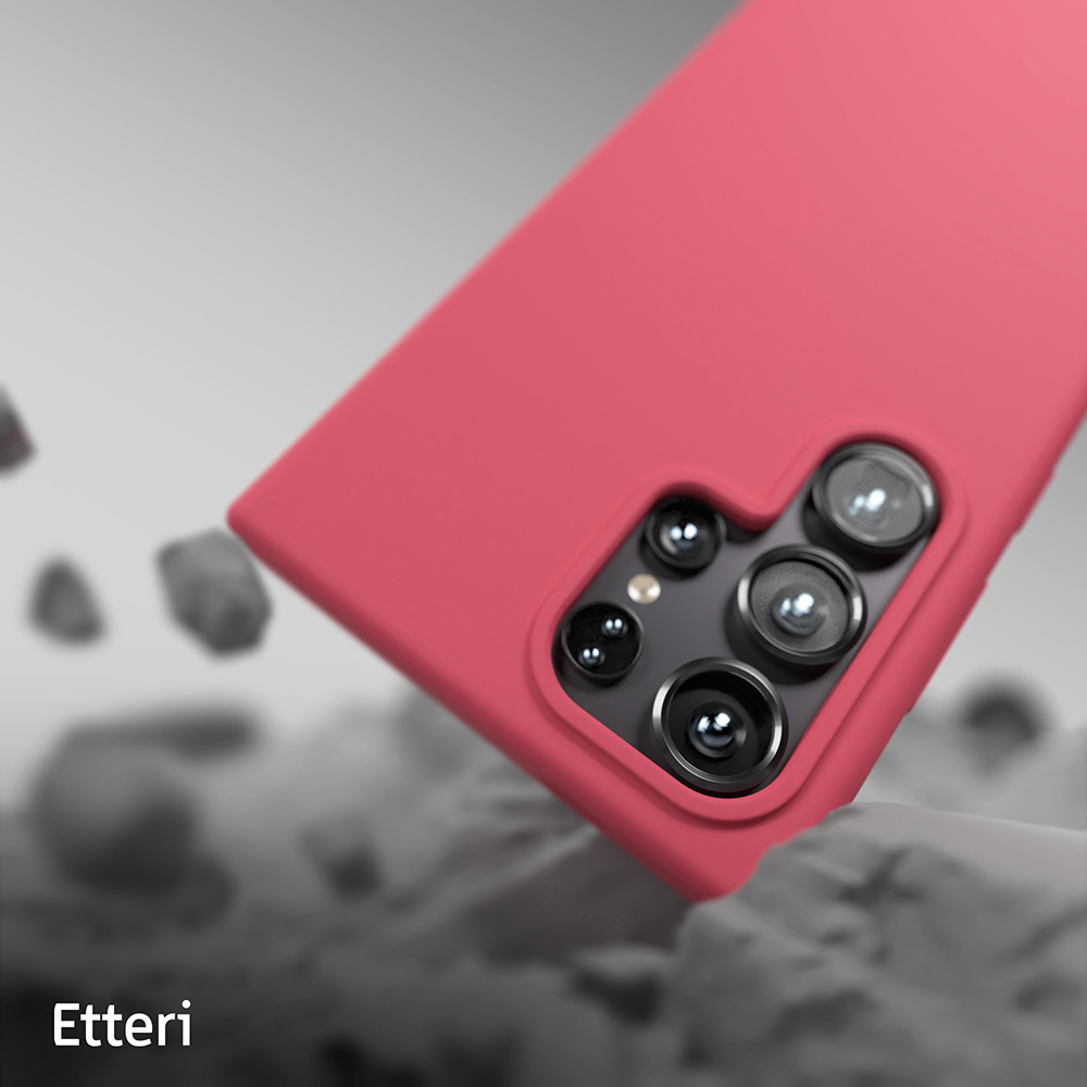 Nak�adka Etteri Silicone Case malinowa Samsung Galaxy S25 Ultra / 9