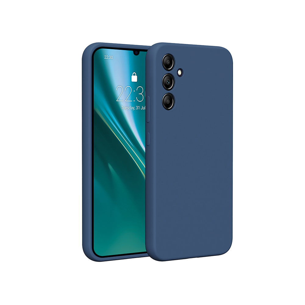 Nak�adka Etteri Silicone Case niebieska Samsung Galaxy A34 5G