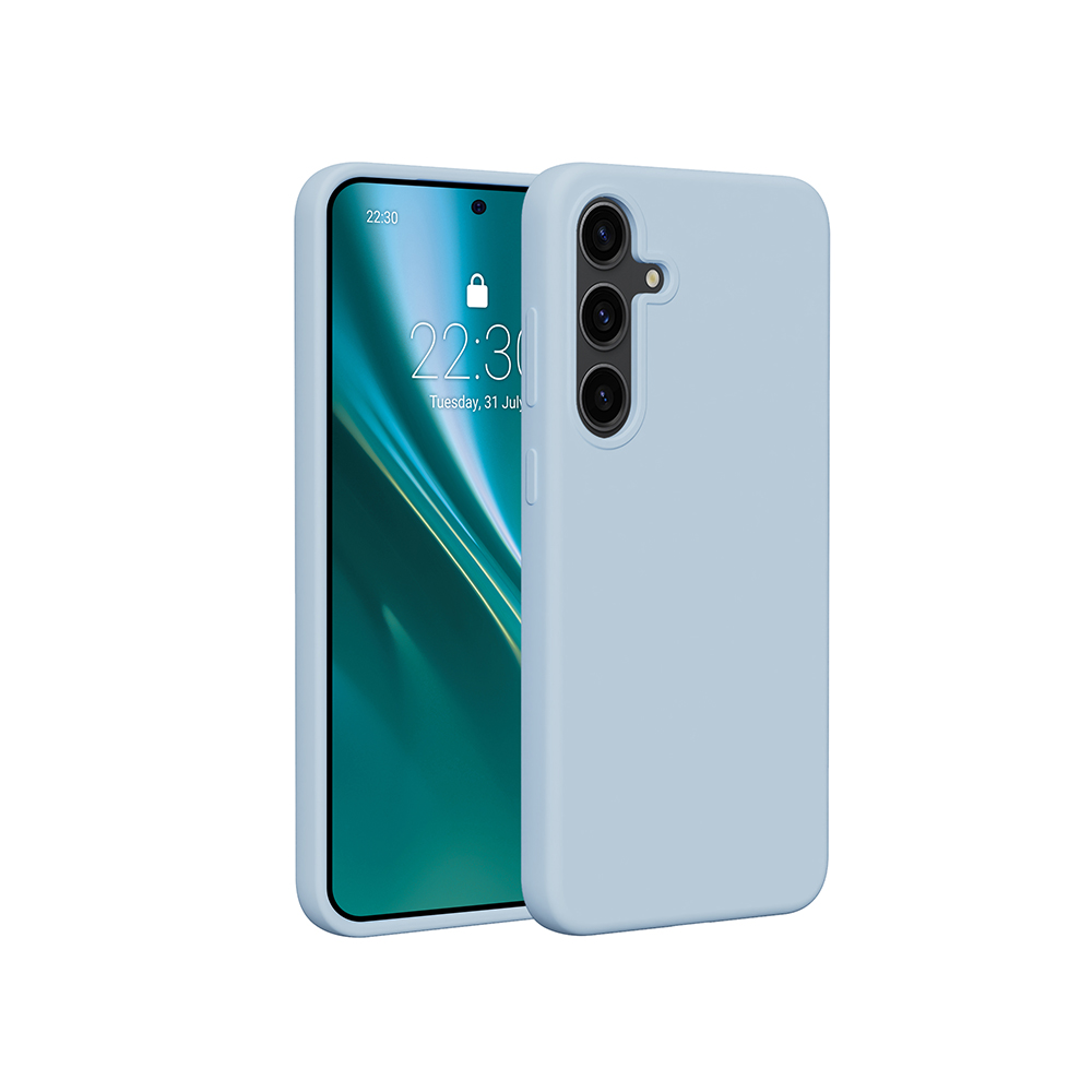 Nak�adka Etteri Silicone Case niebieska Samsung Galaxy S24 Plus