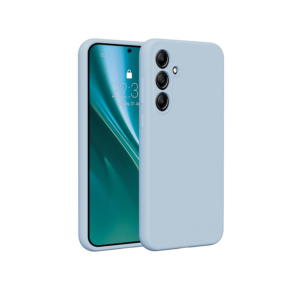 Nak�adka Etteri Silicone Case niebieska Samsung Galaxy A35 5G