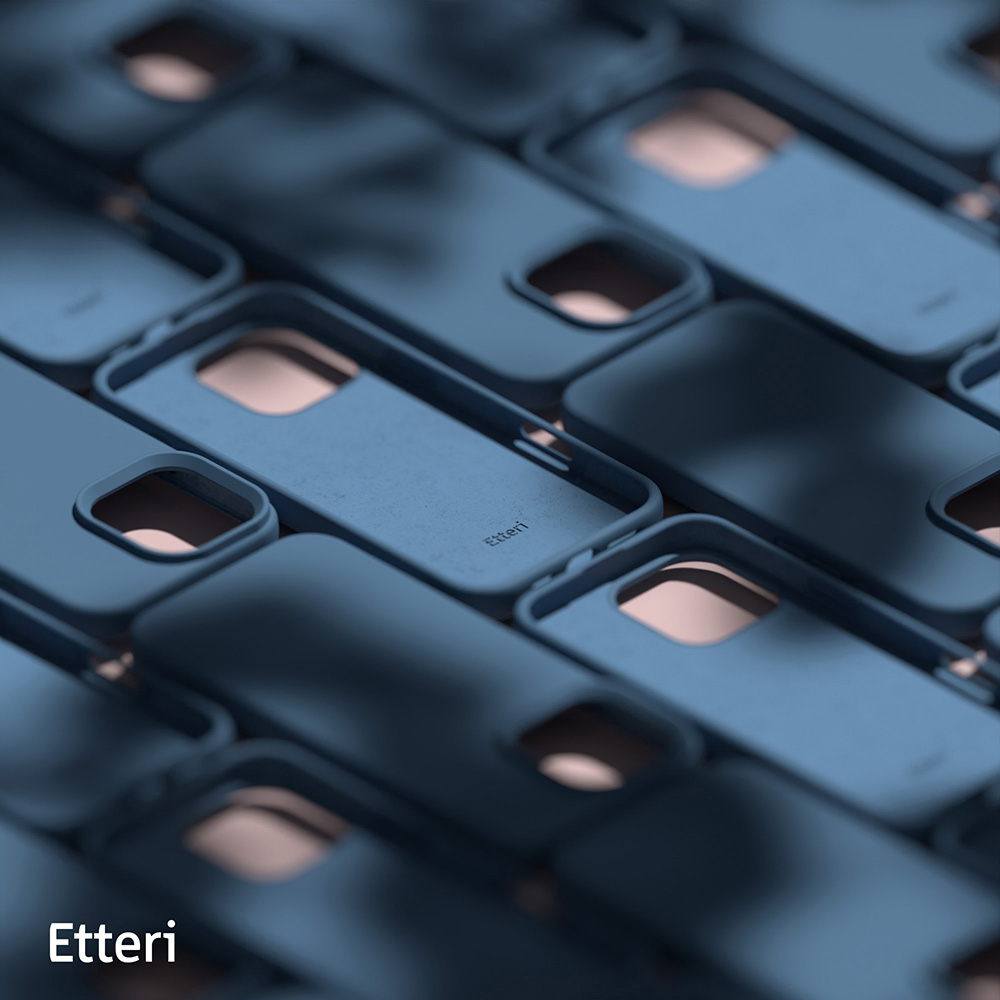 Nak�adka Etteri Silicone Case niebieska Apple iPhone 16 Pro Max / 8