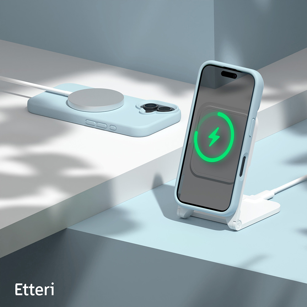 Nak�adka Etteri Silicone Case niebieska Apple iPhone 16 / 9