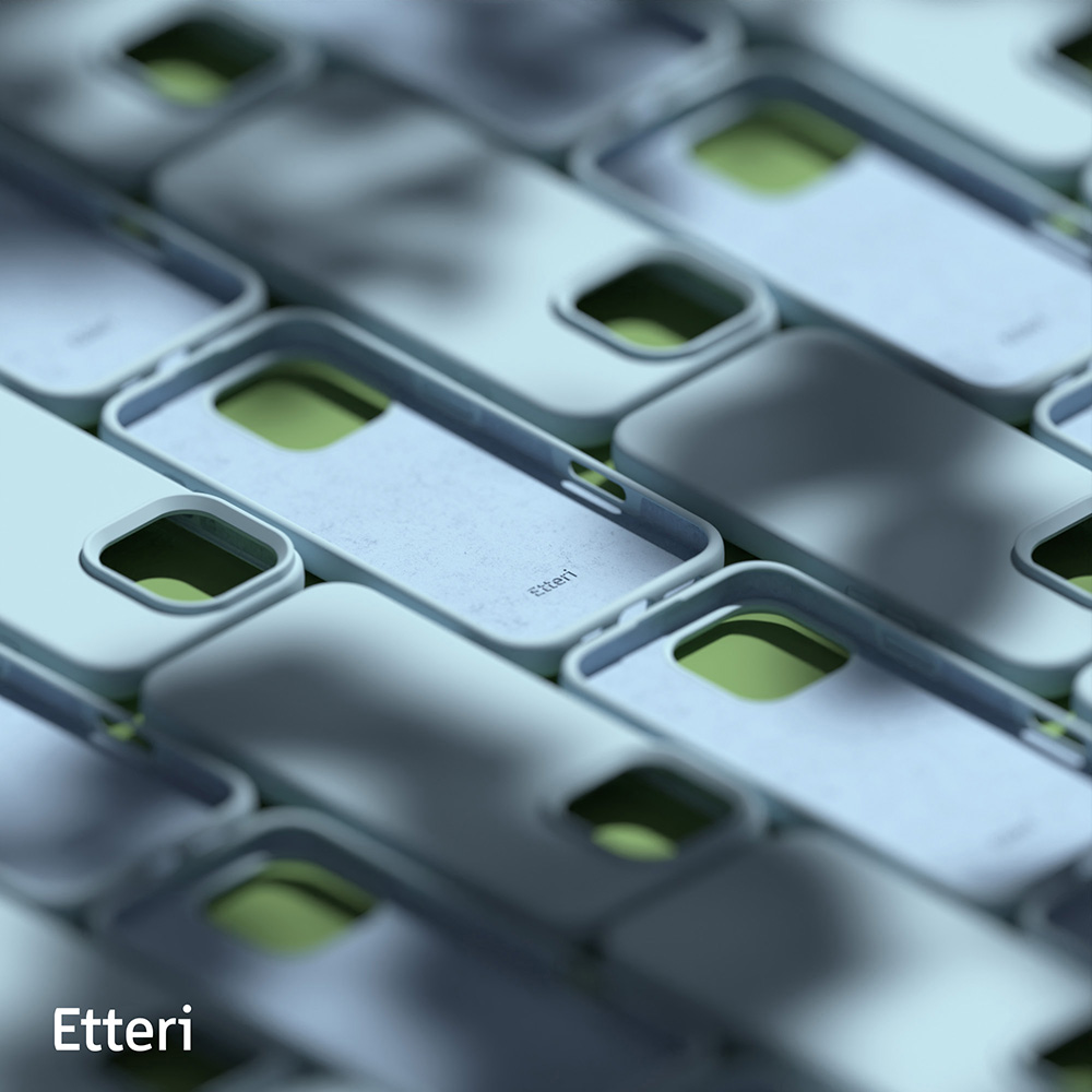 Nak�adka Etteri Silicone Case niebieska Apple iPhone 16 Pro / 8