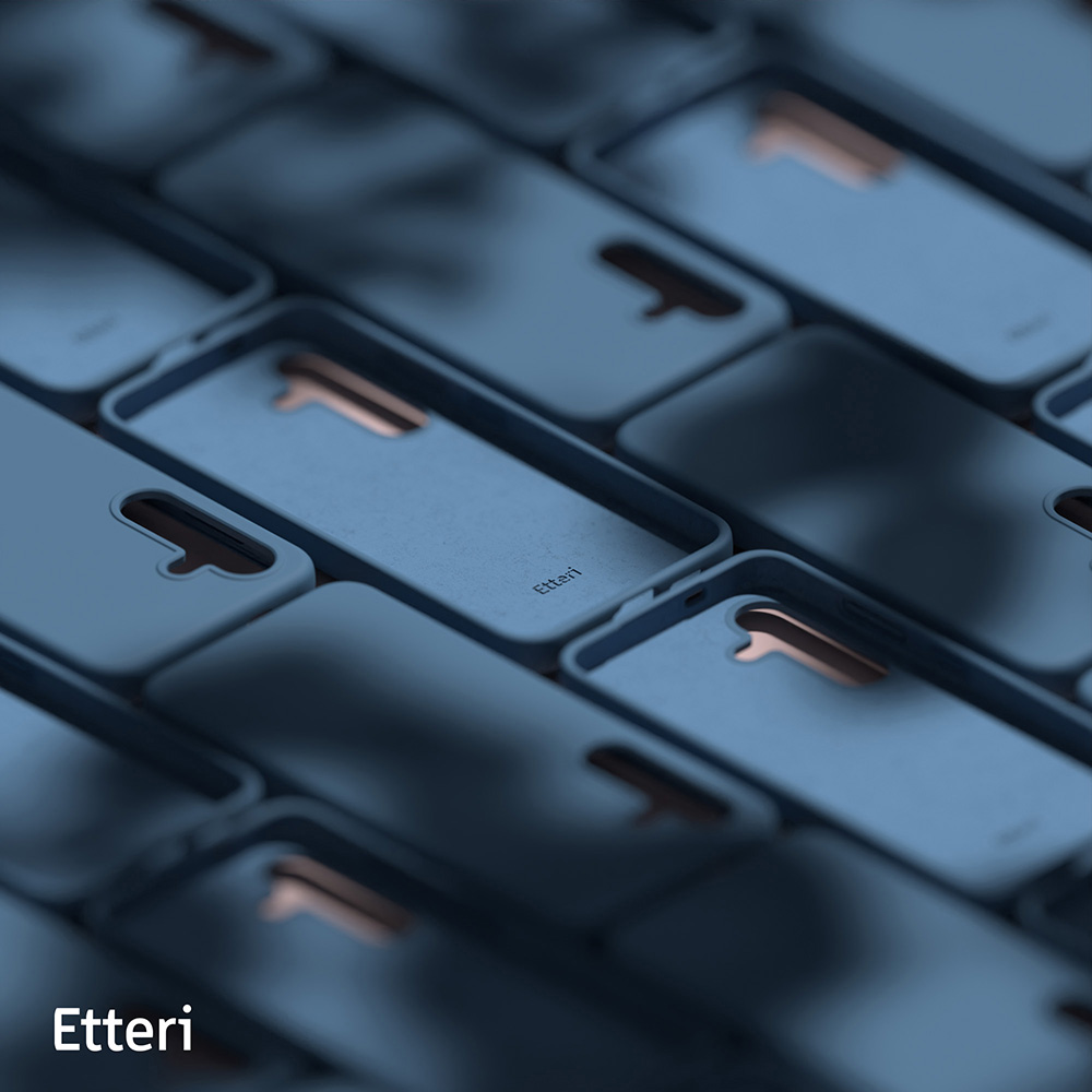 Nak�adka Etteri Silicone Case niebieska Samsung A16 / 5