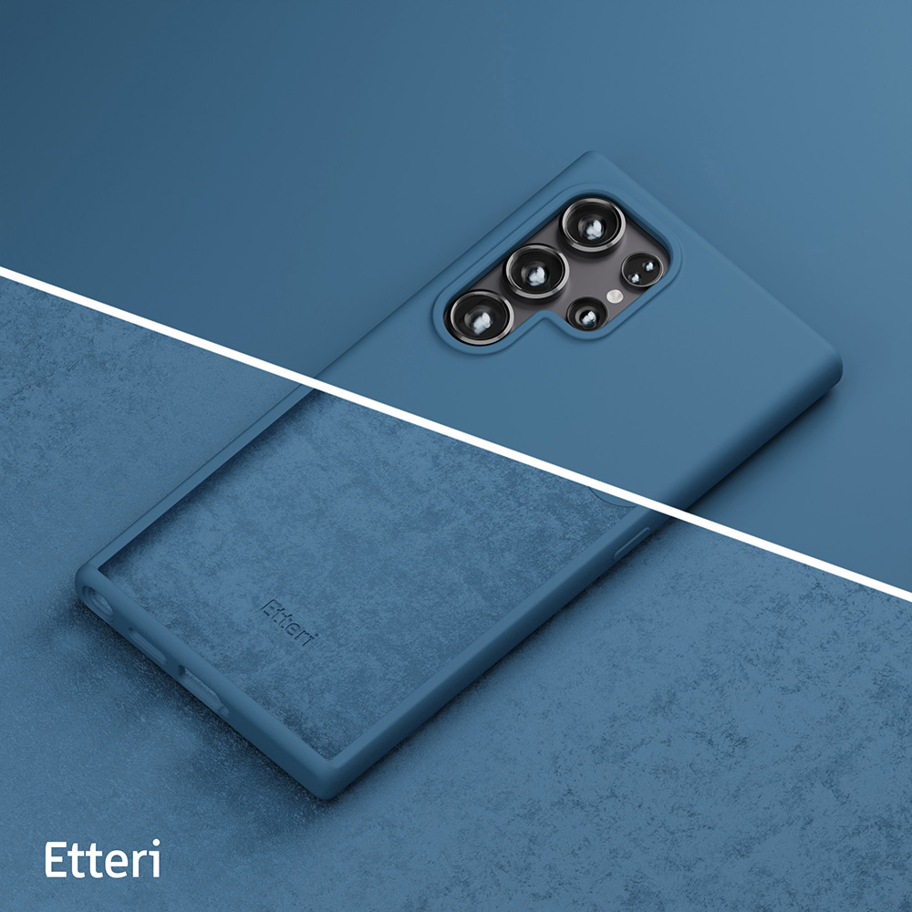 Nak�adka Etteri Silicone Case niebieska Samsung Galaxy S25 Ultra / 10