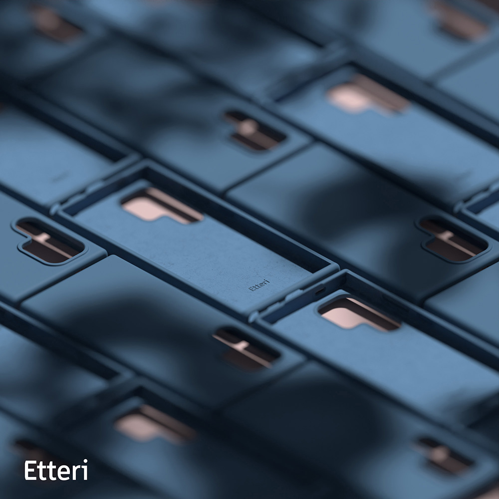 Nak�adka Etteri Silicone Case niebieska Samsung Galaxy S25 Ultra / 8