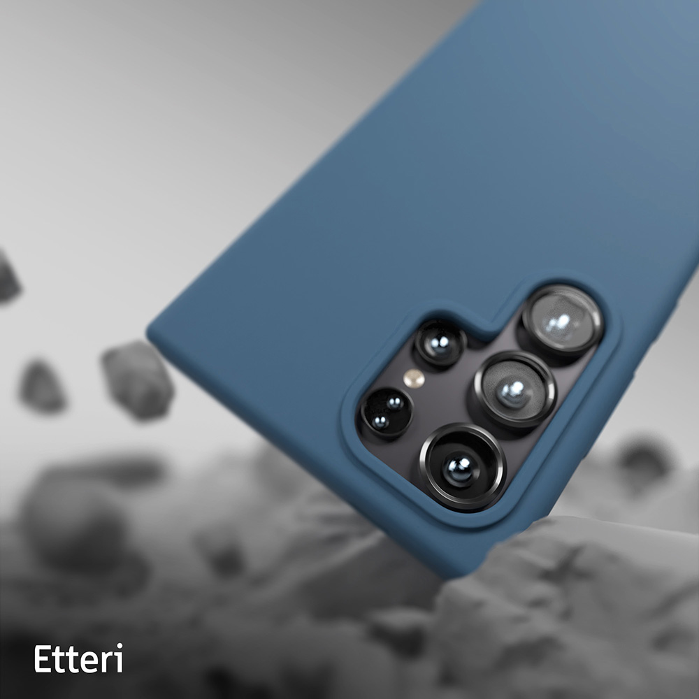 Nak�adka Etteri Silicone Case niebieska Samsung Galaxy S25 Ultra / 9