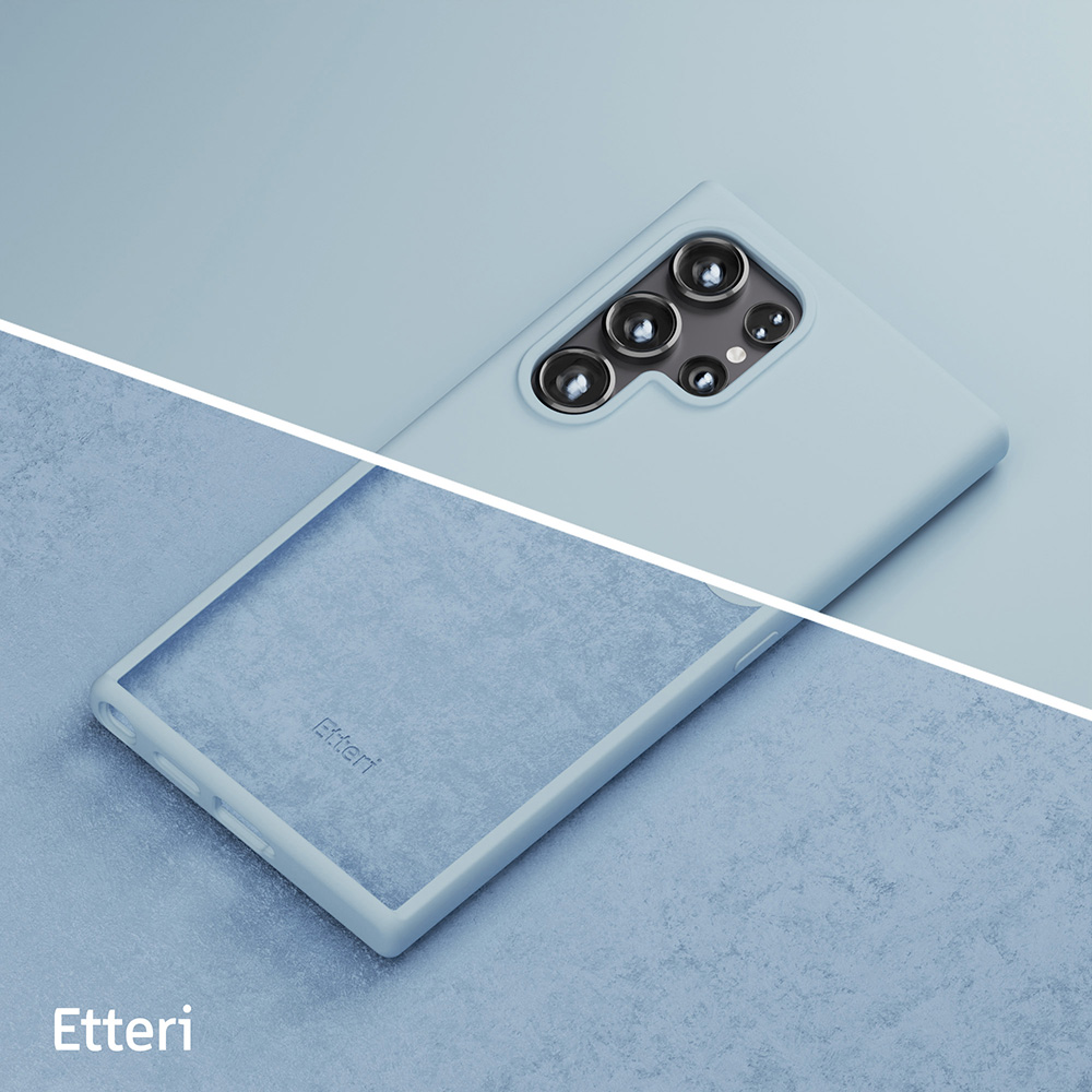 Nak�adka Etteri Silicone Case niebieska Samsung A16 / 7