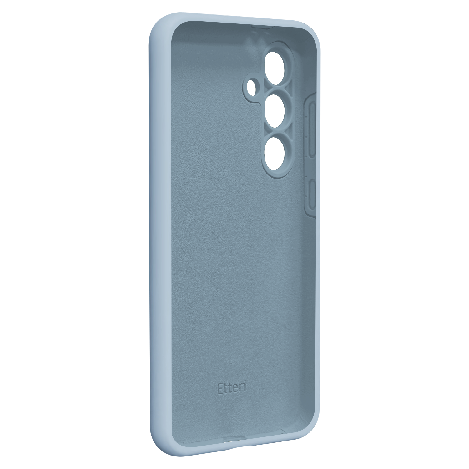 Nak�adka Etteri Silicone Case niebieska Samsung Galaxy S24 FE / 2