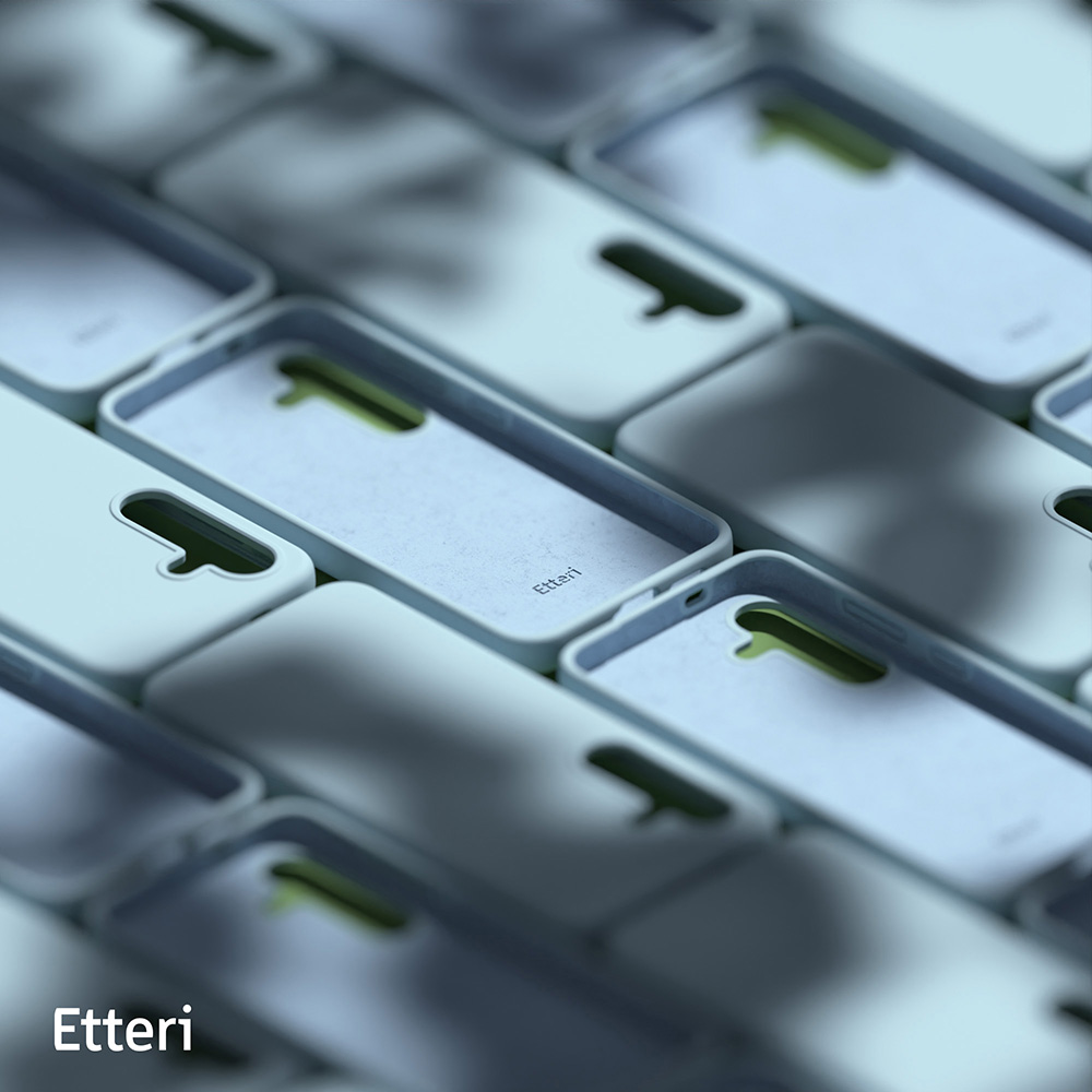 Nak�adka Etteri Silicone Case niebieska Samsung Galaxy S25 / 8