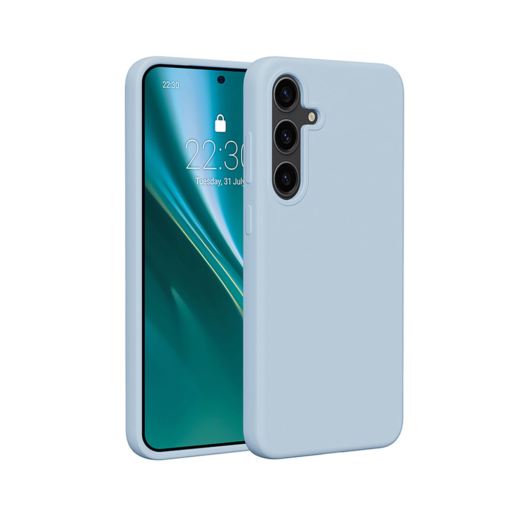 Nak�adka Etteri Silicone Case niebieska Samsung Galaxy S25 Plus