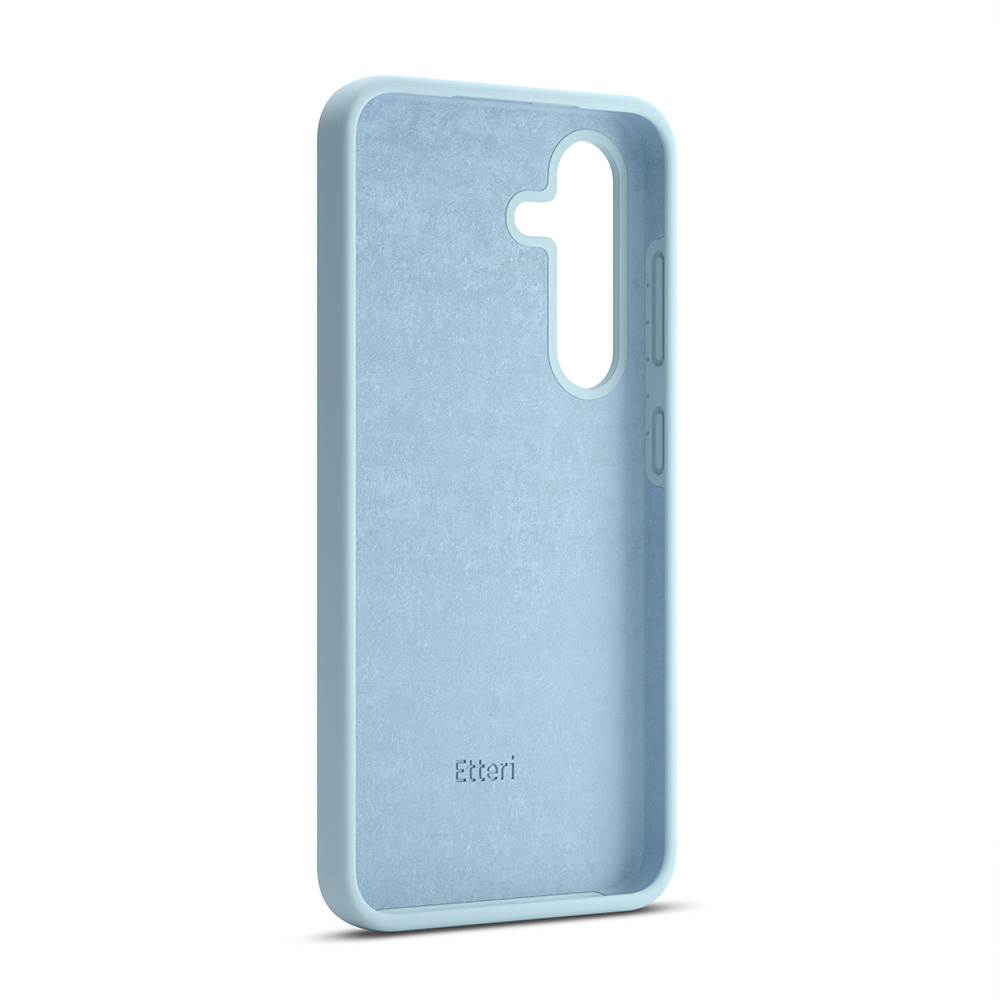 Nak�adka Etteri Silicone Case niebieska Samsung Galaxy S25 Plus / 2