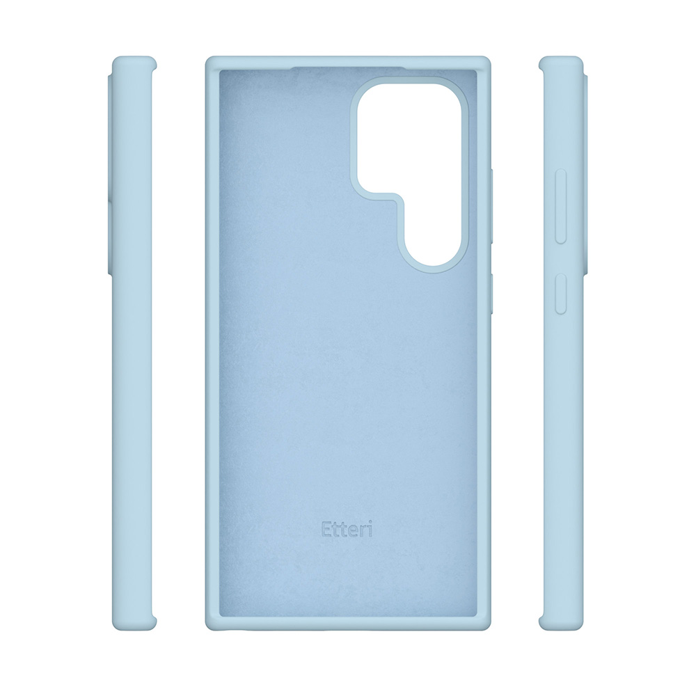 Nak�adka Etteri Silicone Case niebieska Samsung Galaxy S25 Ultra / 6