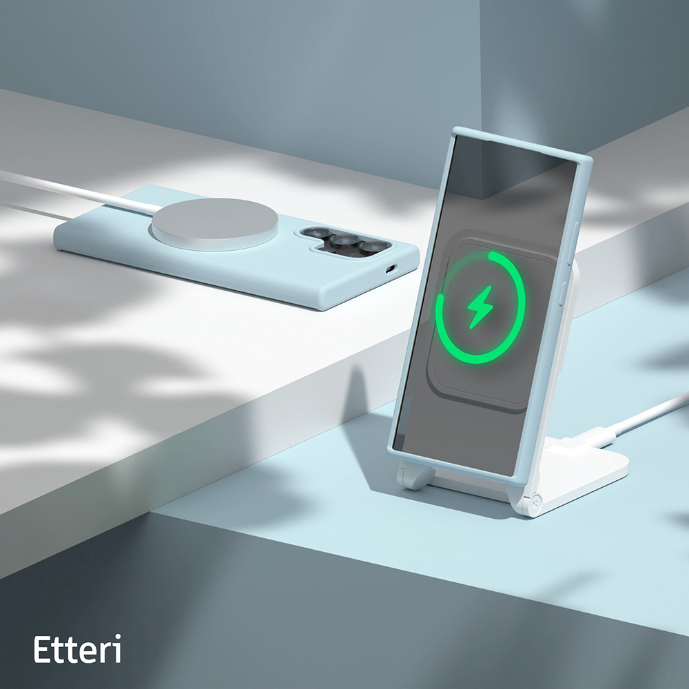 Nak�adka Etteri Silicone Case niebieska Samsung Galaxy S25 Ultra / 7