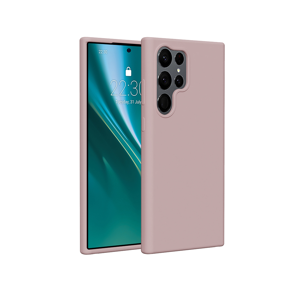 Nak�adka Etteri Silicone Case r�owa Samsung Galaxy S23 Ultra