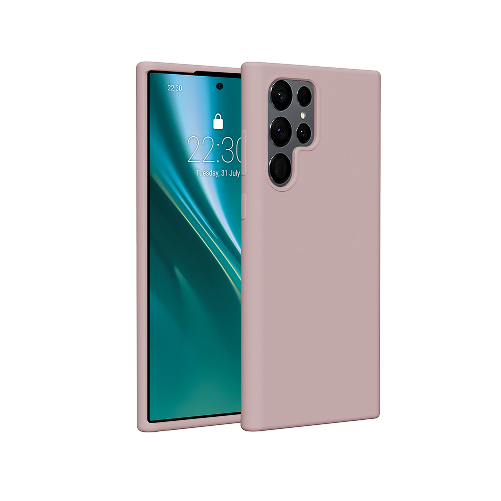 Nak�adka Etteri Silicone Case r�owa Samsung Galaxy S22 Ultra