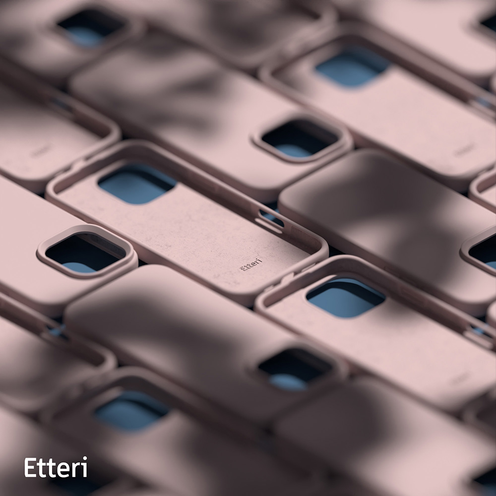 Nak�adka Etteri Silicone Case r�owa Apple iPhone 16 Pro / 8