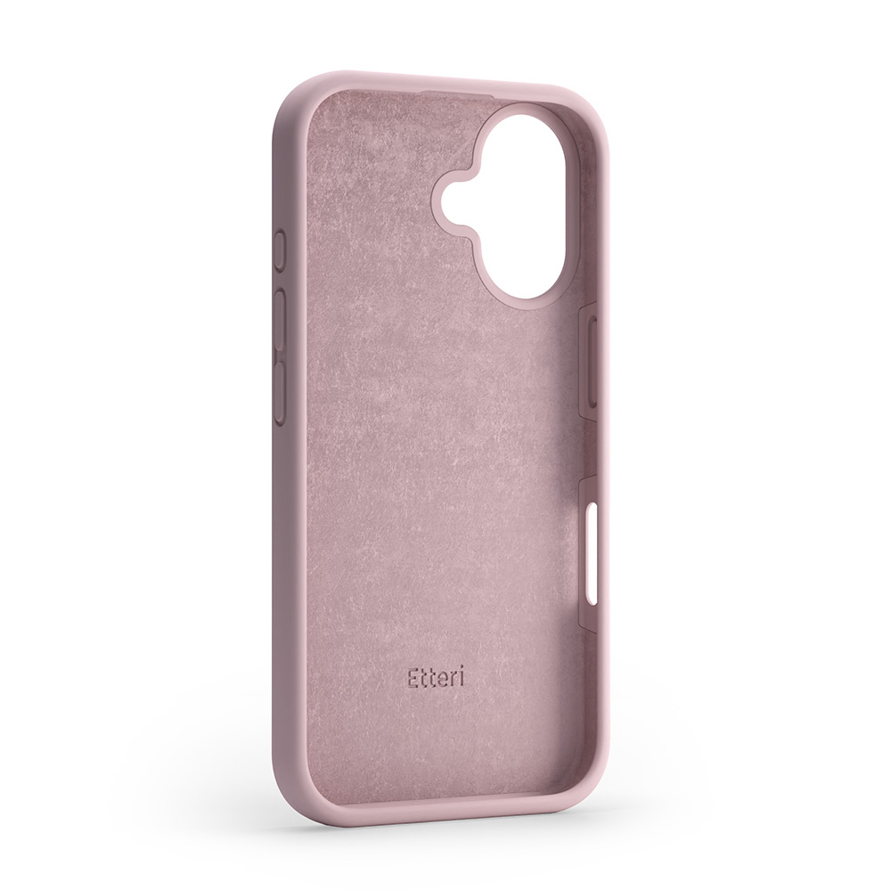 Nak�adka Etteri Silicone Case r�owa Apple iPhone 16 Plus / 2
