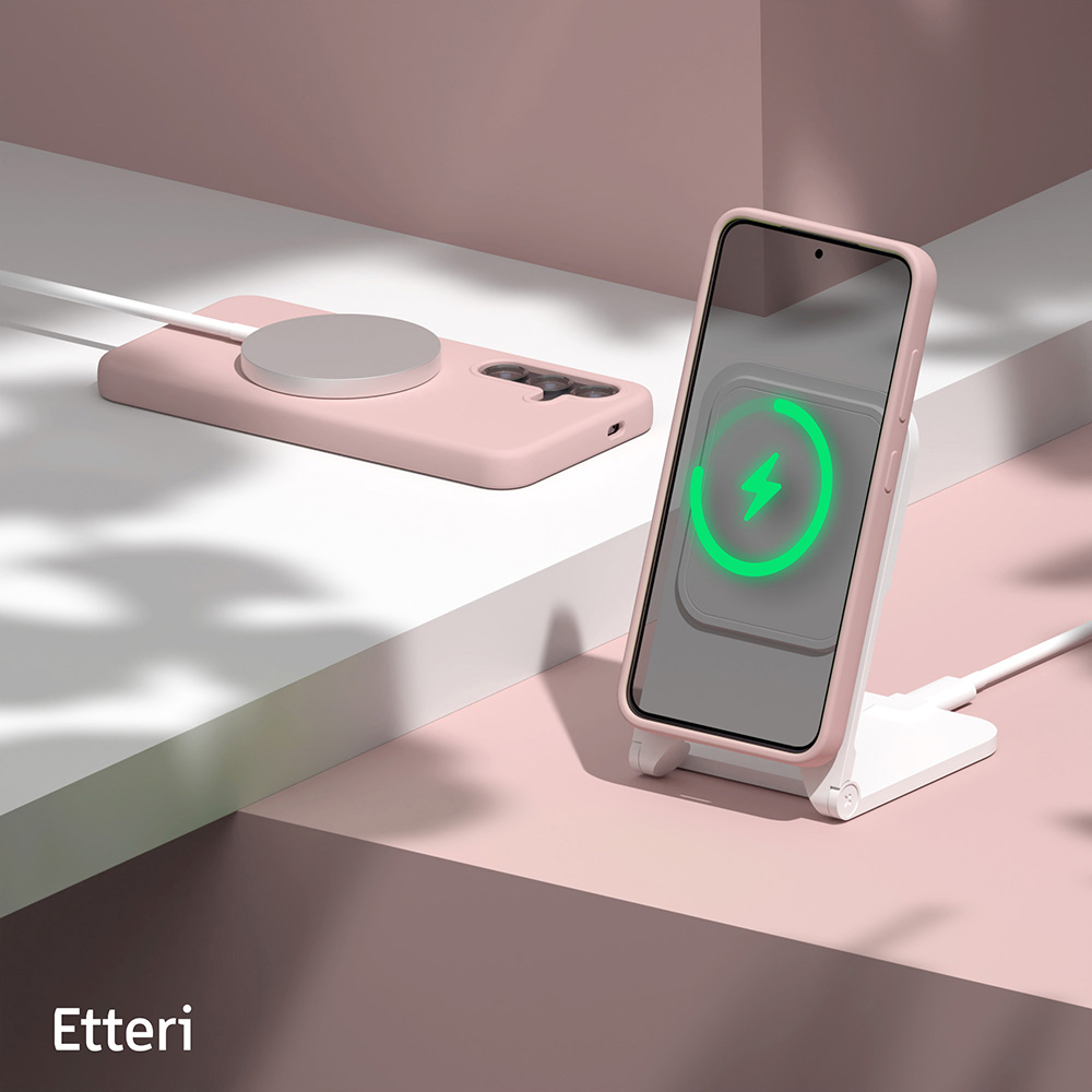 Nak�adka Etteri Silicone Case r�owa Samsung Galaxy S25 / 7