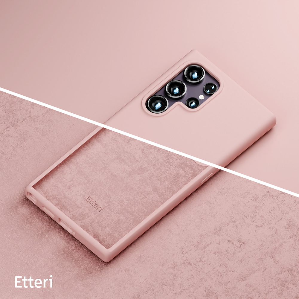 Nak�adka Etteri Silicone Case r�owa Samsung Galaxy S25 Ultra / 10