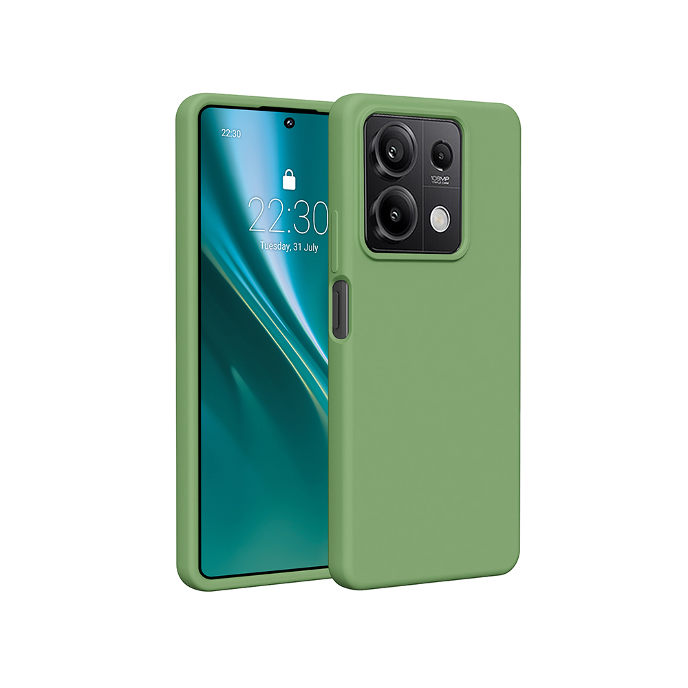 Nak�adka Etteri Silicone Case zielona Xiaomi Redmi Note 13 5G / 10