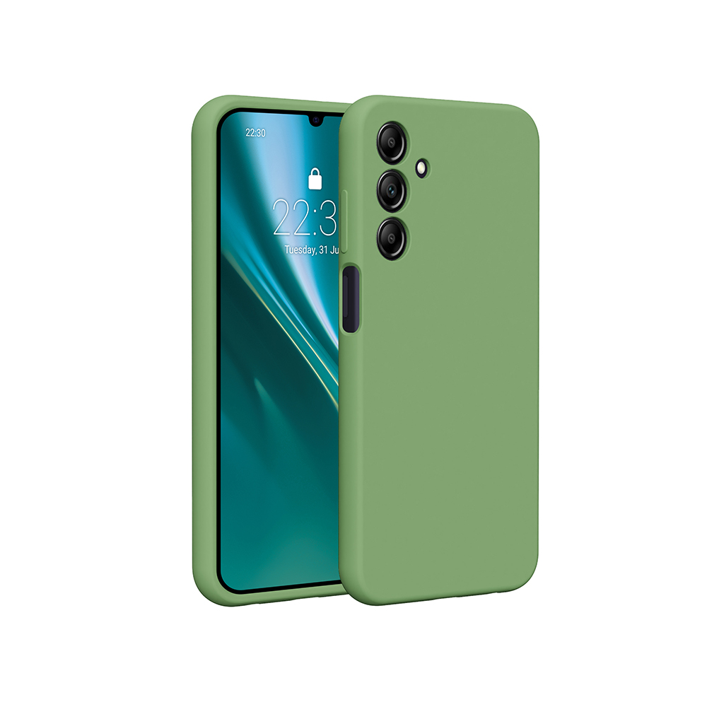 Nak�adka Etteri Silicone Case zielona Samsung Galaxy A25 5G (Global)