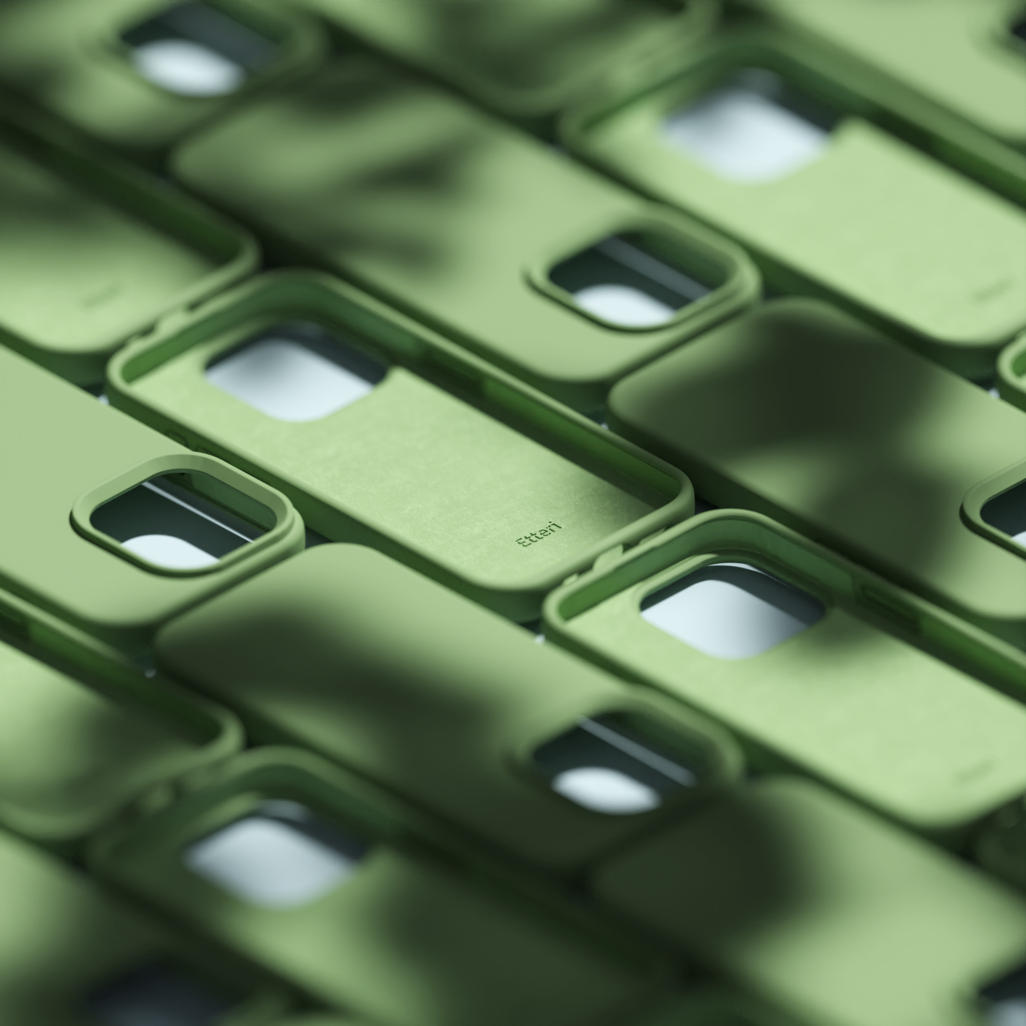 Nak�adka Etteri Silicone Case zielona Apple iPhone 14 / 9