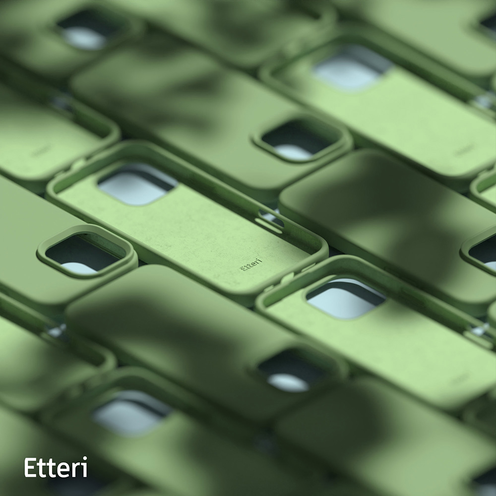 Nak�adka Etteri Silicone Case zielona Apple iPhone 16 Pro Max / 8