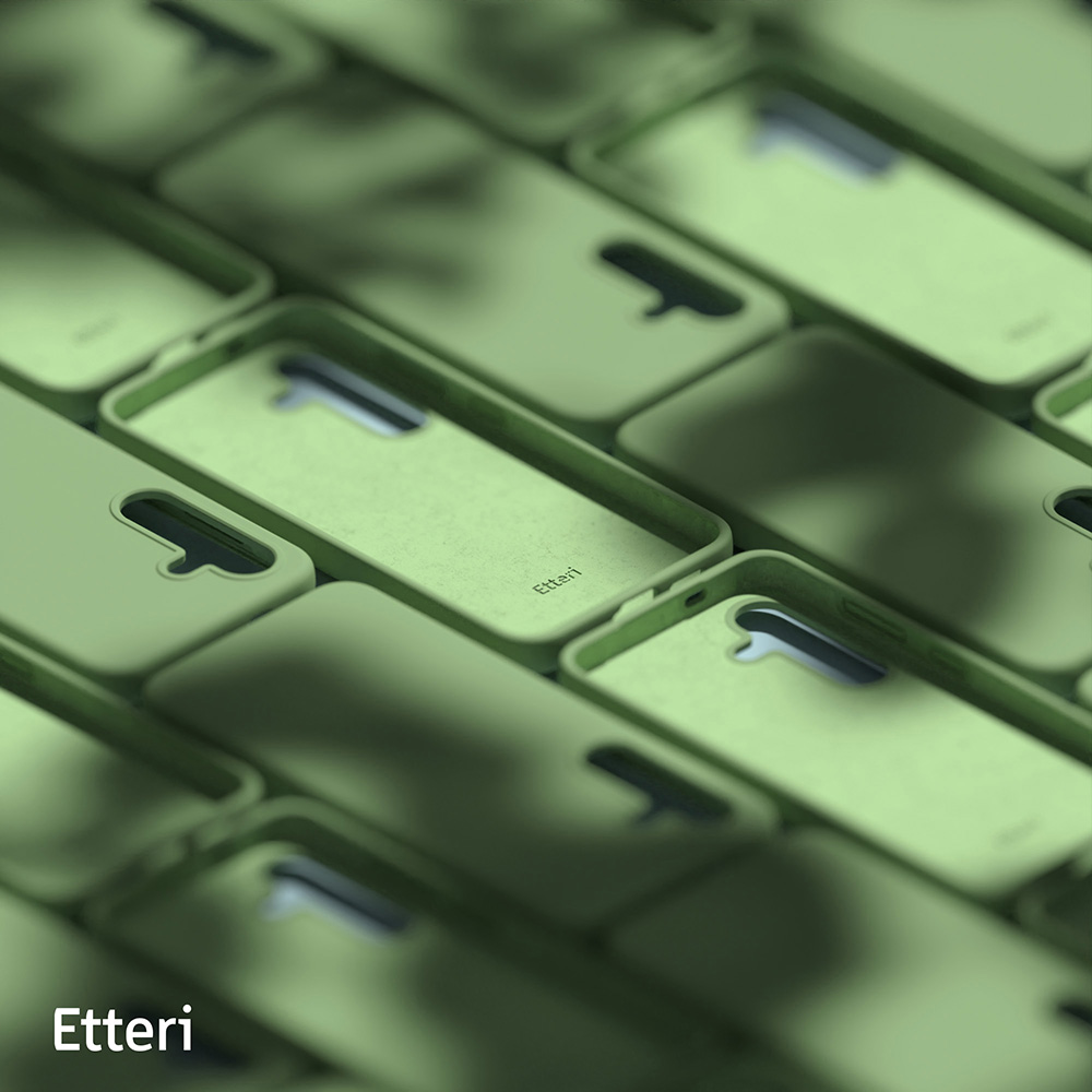 Nak�adka Etteri Silicone Case zielona Samsung Galaxy A36 5G / 5