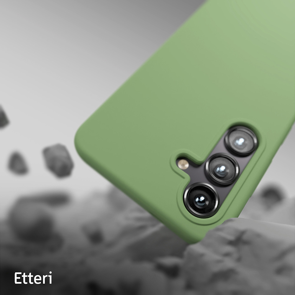 Nak�adka Etteri Silicone Case zielona Samsung Galaxy A56 5G / 6
