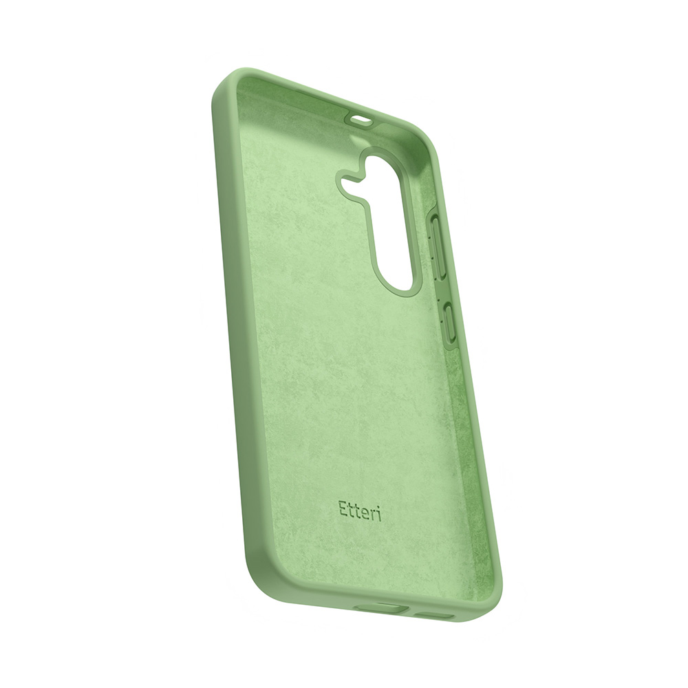 Nak�adka Etteri Silicone Case zielona Samsung Galaxy S25 / 4