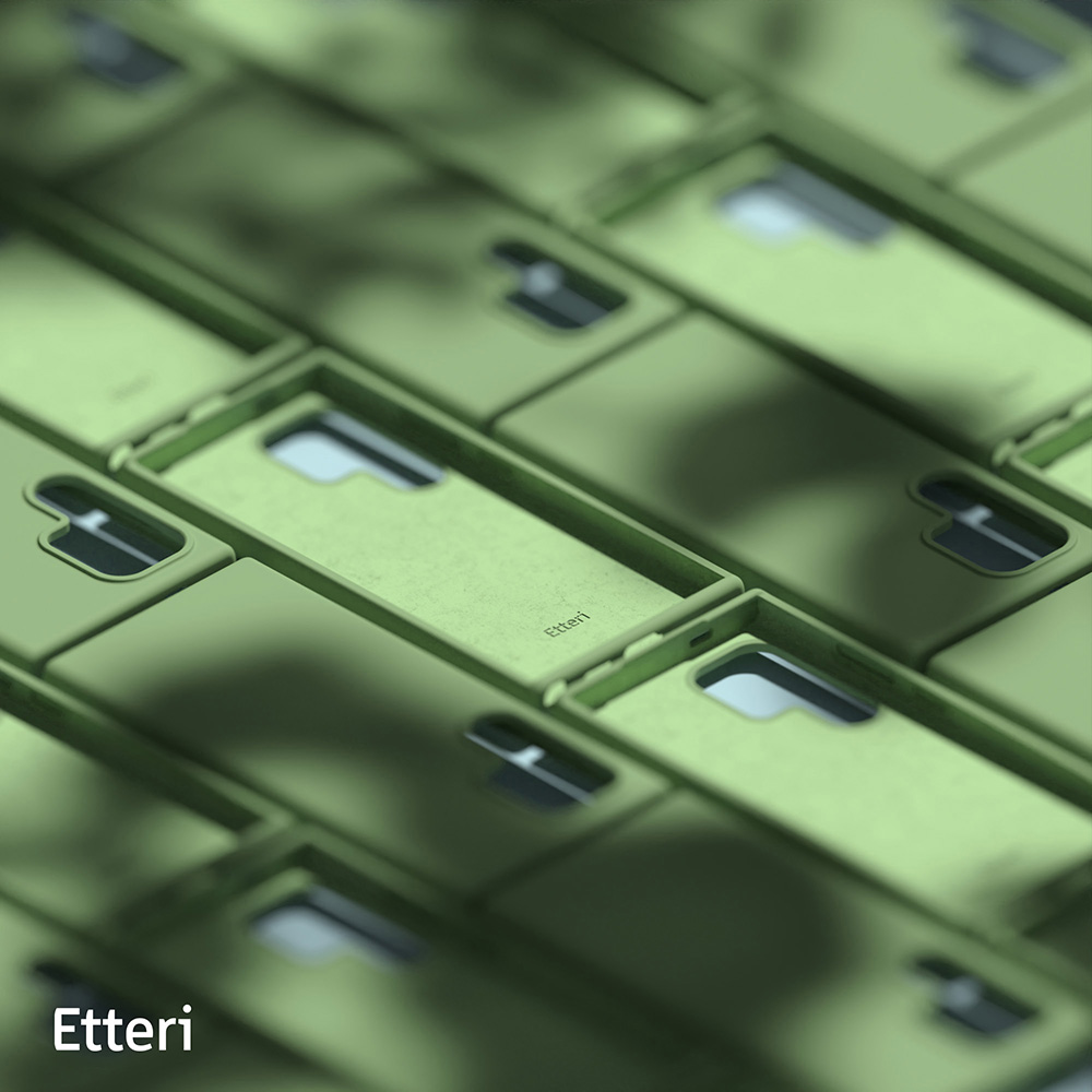 Nak�adka Etteri Silicone Case zielona Samsung Galaxy S25 Ultra / 8