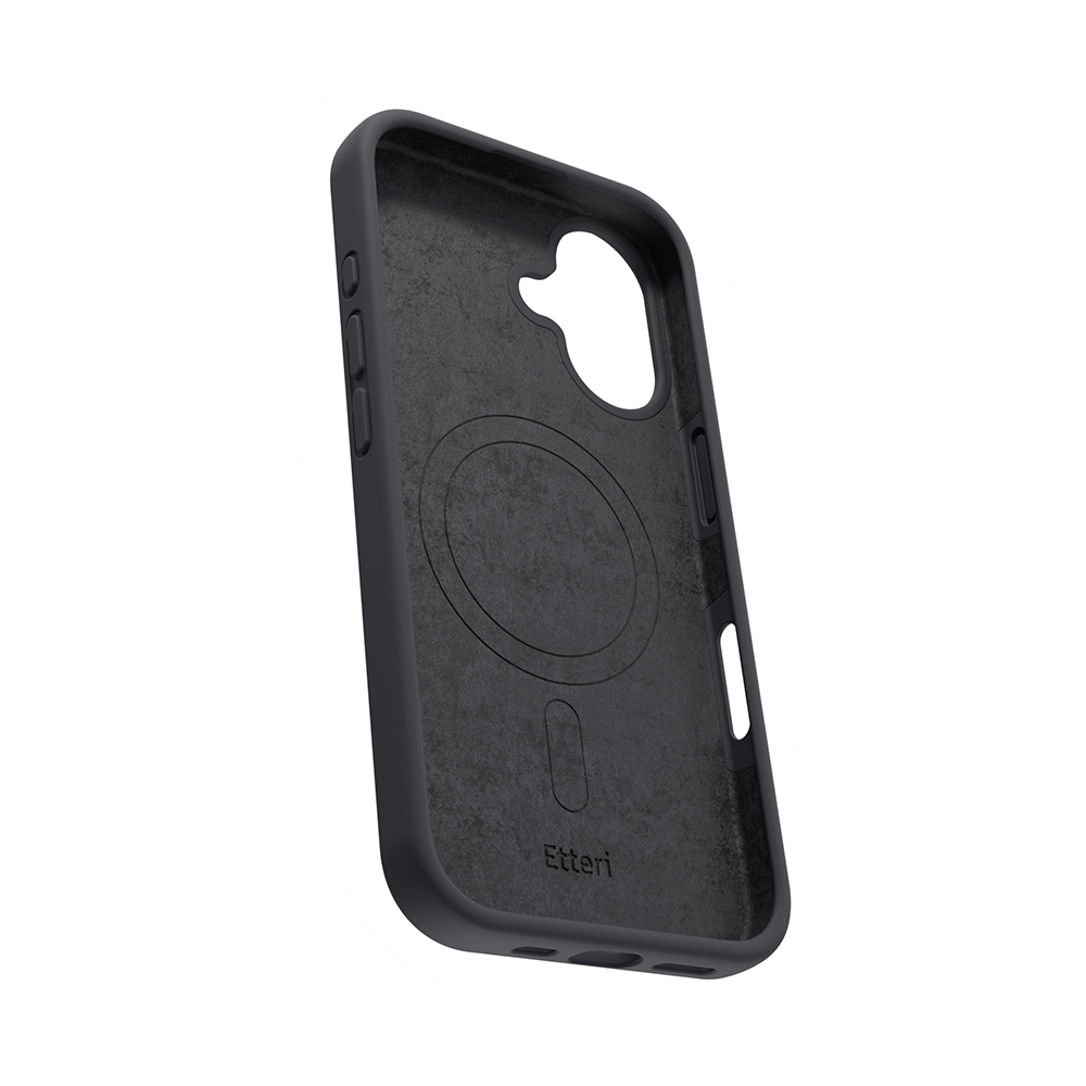 Nak�adka Etteri Silicone Mag czarny Apple iPhone 16 / 4
