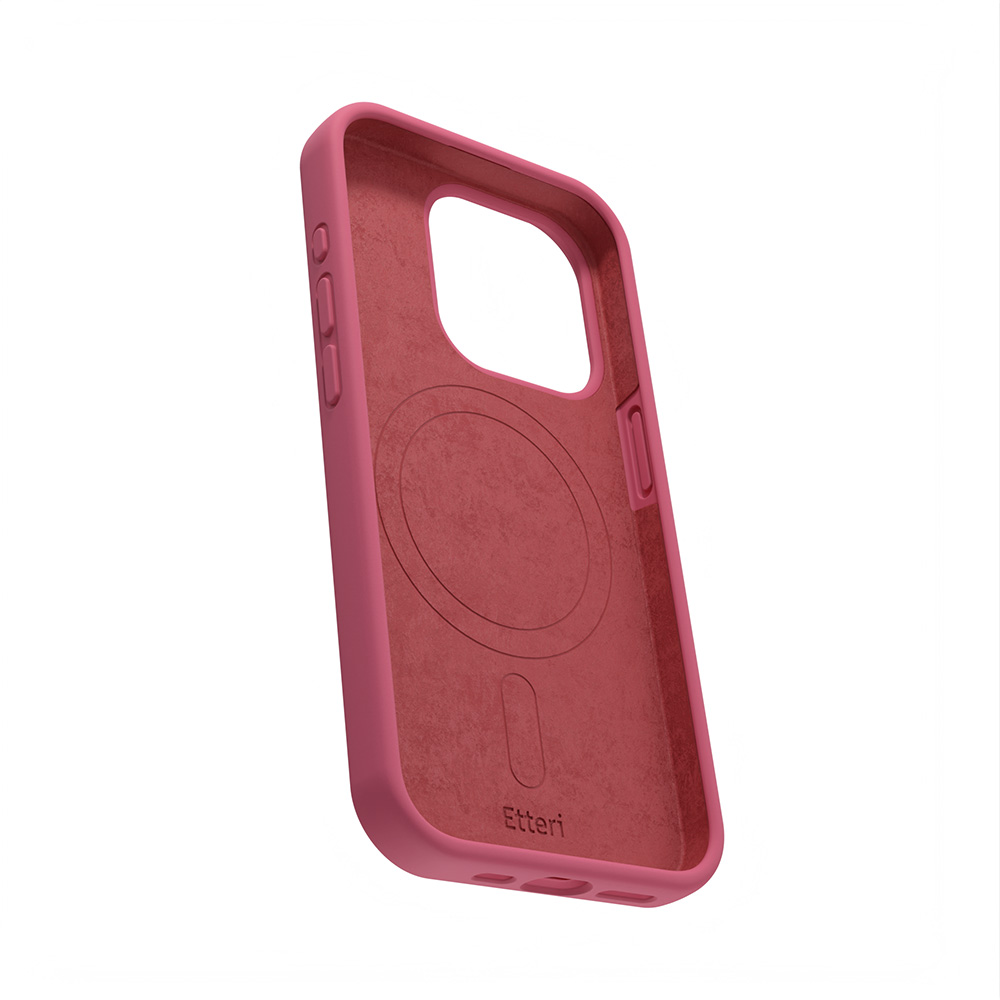 Nak�adka Etteri Silicone Mag malinowa Apple iPhone 12 Pro (6.1 cali) / 4
