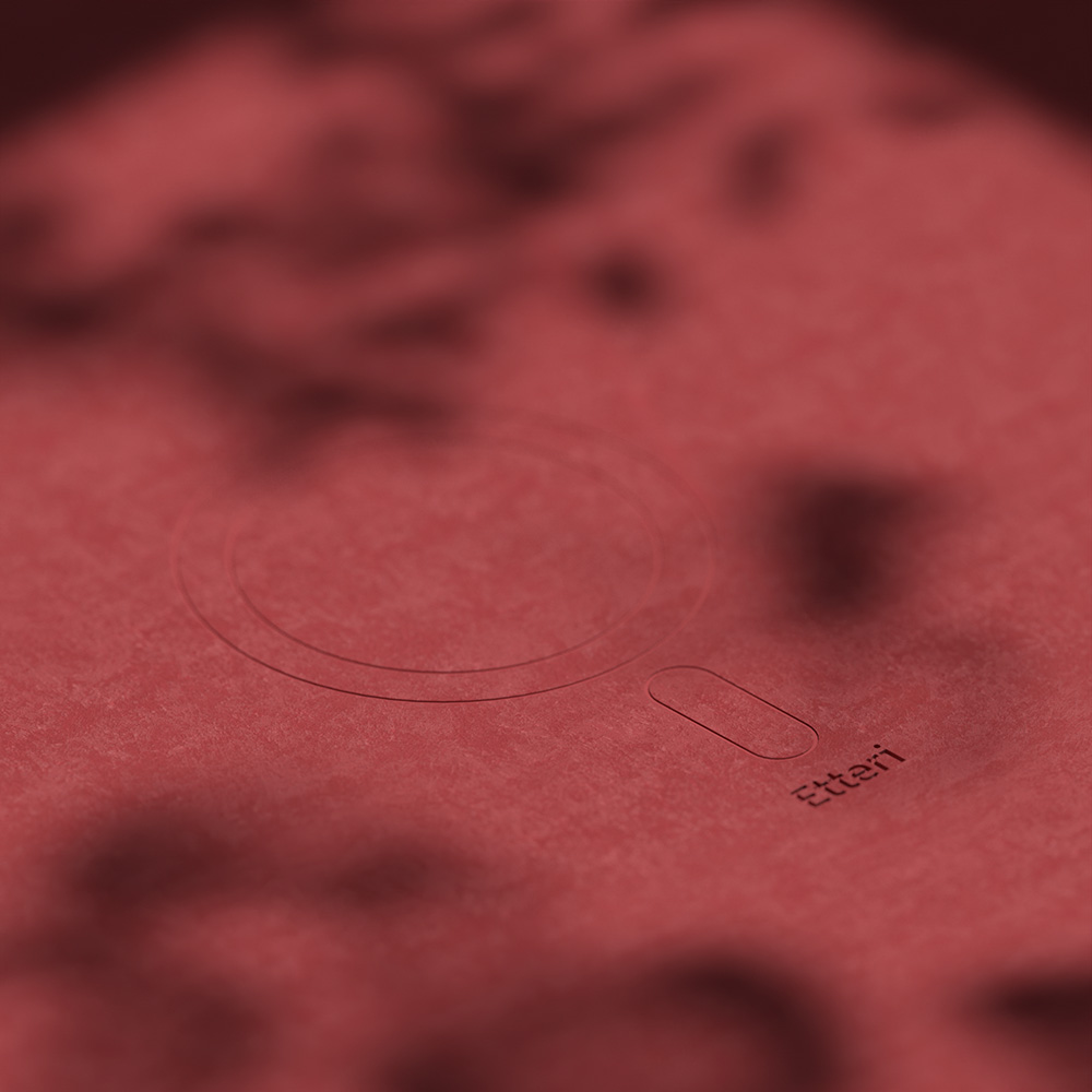 Nak�adka Etteri Silicone Mag malinowa Apple iPhone 12 Pro (6.1 cali) / 6