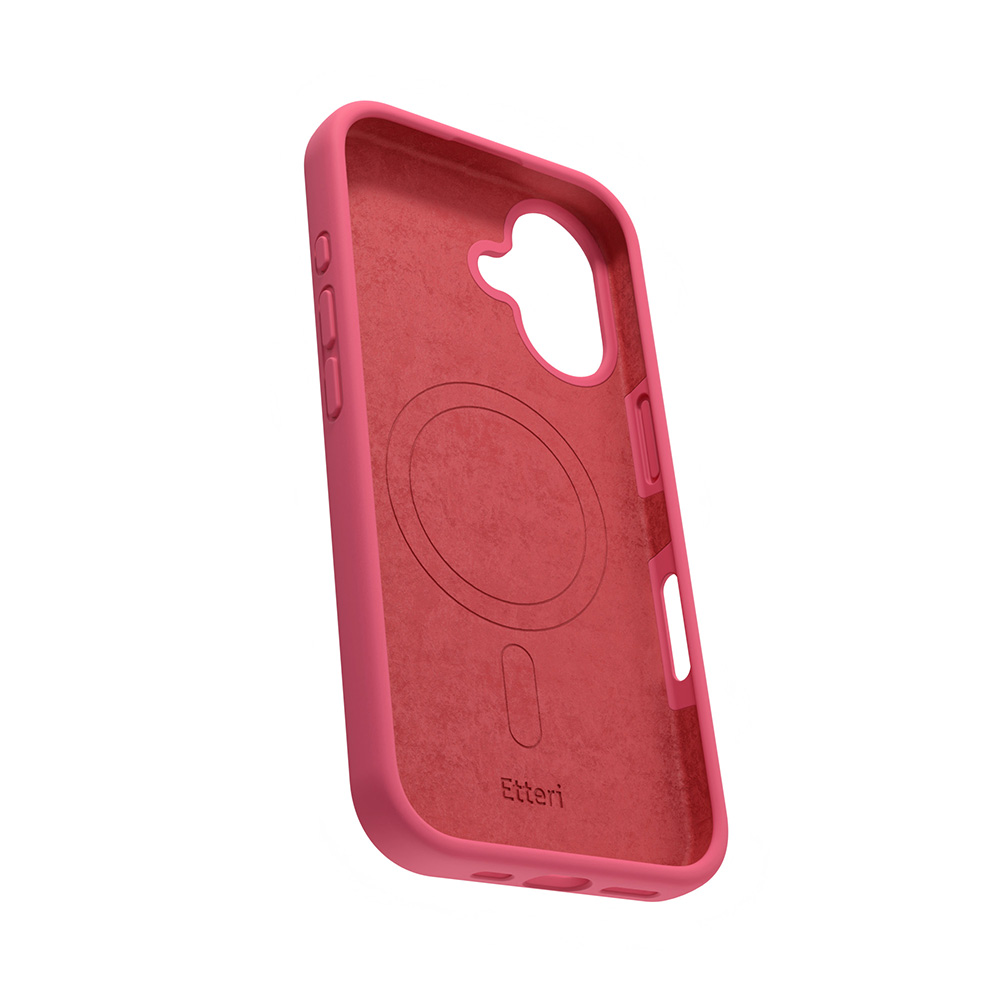 Nak�adka Etteri Silicone Mag malinowa Apple iPhone 16 / 4