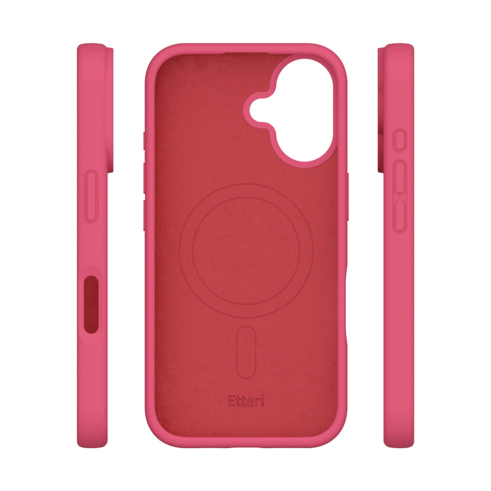Nak�adka Etteri Silicone Mag malinowa Apple iPhone 16 Plus / 6