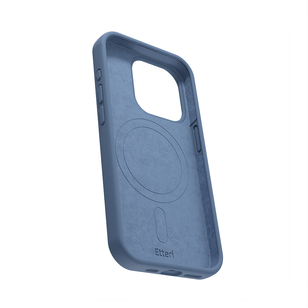 Nak�adka Etteri Silicone Mag niebieska Apple iPhone 12 Pro (6.1 cali) / 4