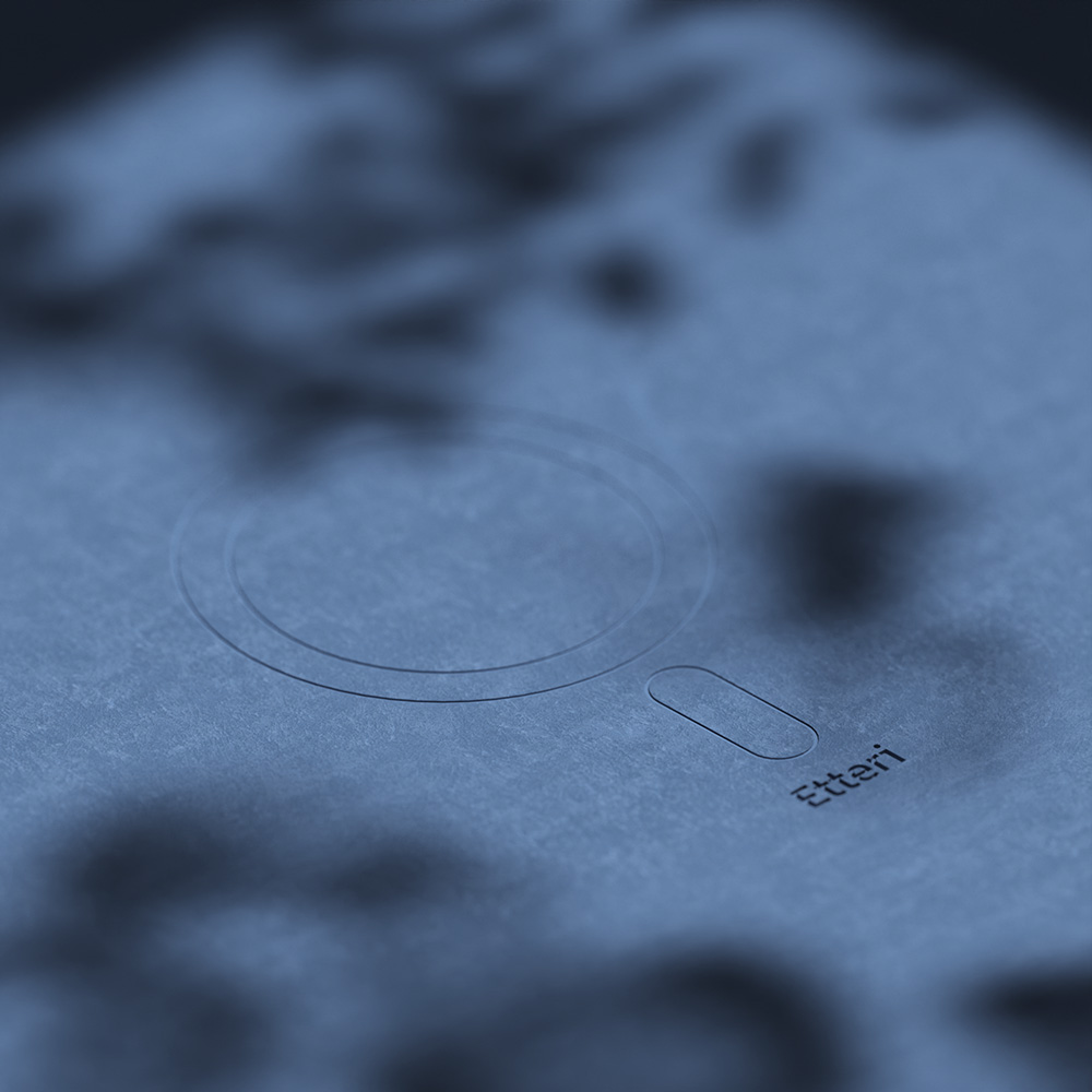 Nak�adka Etteri Silicone Mag niebieska Apple iPhone 12 Pro (6.1 cali) / 6